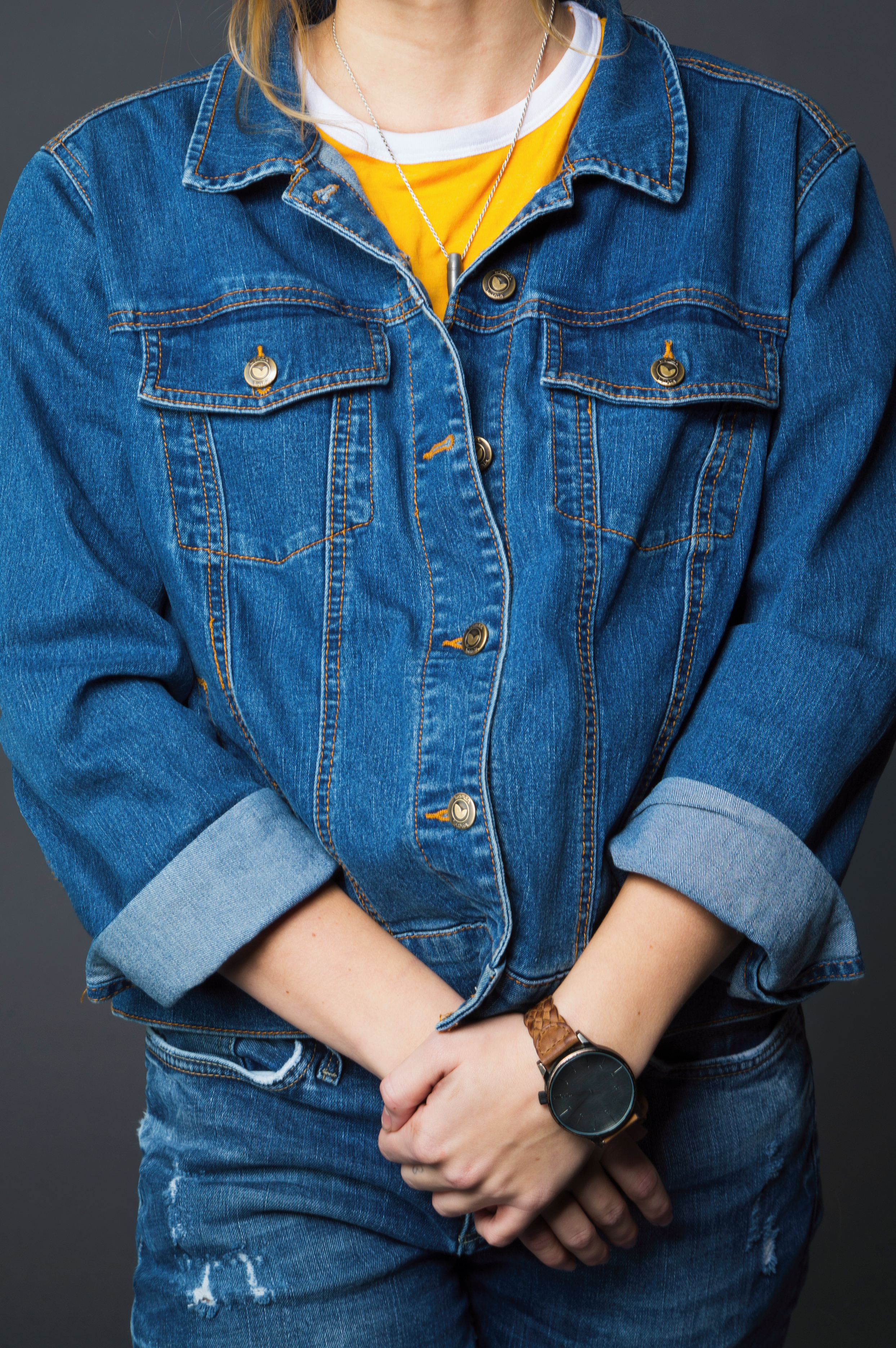 Fashion editorial portrait with dramatic styling