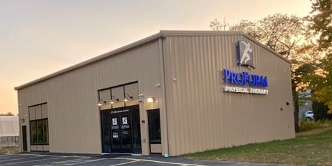 The ProForm Physical Therapy clinic in Salisbury at dusk